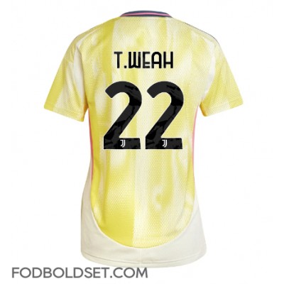 Juventus Timothy Weah #22 Udebanetrøje Dame 2024-25 Kortærmet Juventus Timothy Weah #22 Udebanetrøje Dame 2024-25 Kortærmet